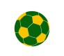 Soccer Ball Large Multicolor - Bean Bag Chair