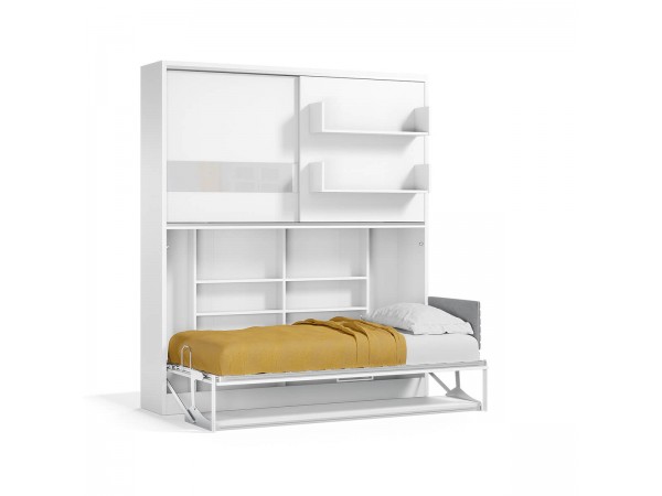 Parete Letto - Twin Wall Bed System with Desk