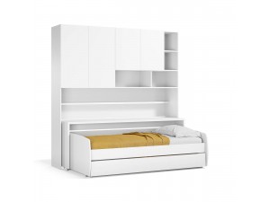 Eco Compact Full/Full XL Sofa Bed and Cabinet System