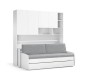 Eco Compact Full/Full XL Sofa Bed and Cabinet System