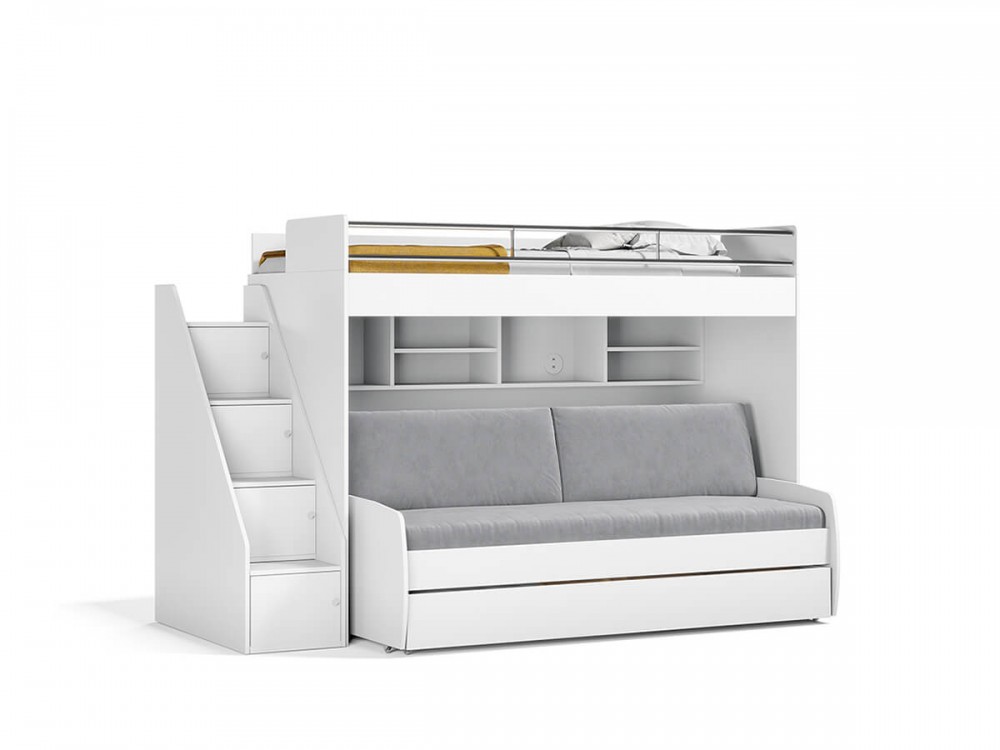 Eco Bel Mondo Twin Xl Over Full, Full Xl Loft Beds