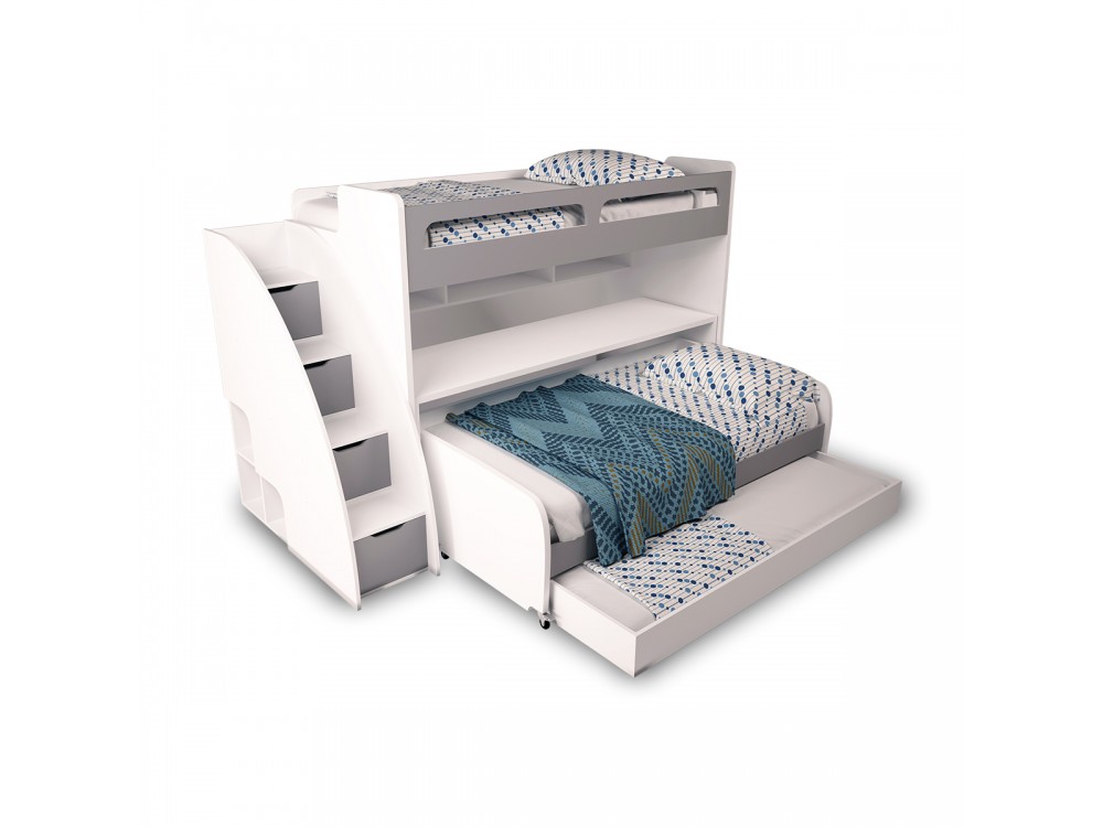 Twin Over Xl Bunk Bed With Sofa, Bel Mondo Twin Bunk Bed With Sofa Table And Trundle