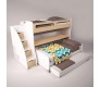 Bel Mondo Twin Over Twin/Twin XL Bunk Bed Set