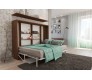 Spazio - Full Size Wall Bed with Desk